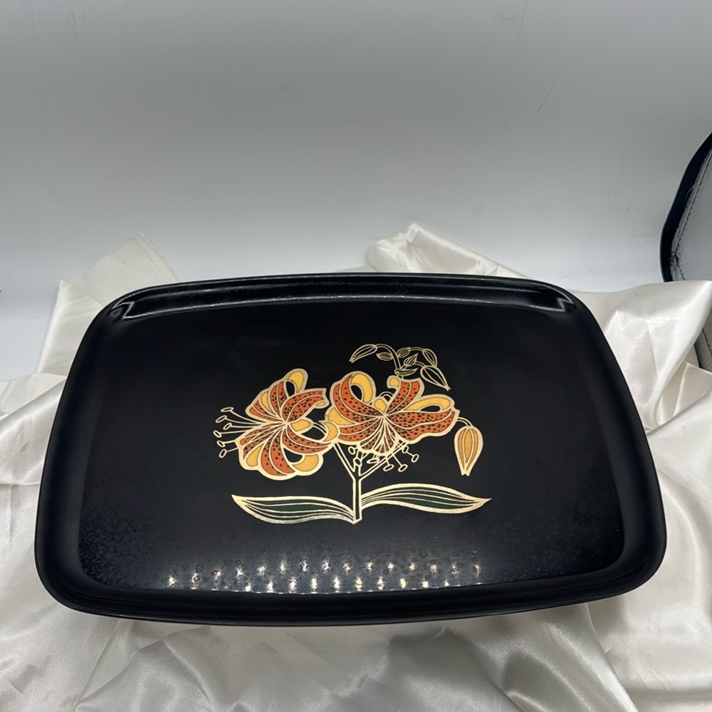 Couroc of Monterey California Tiger Lily Tray